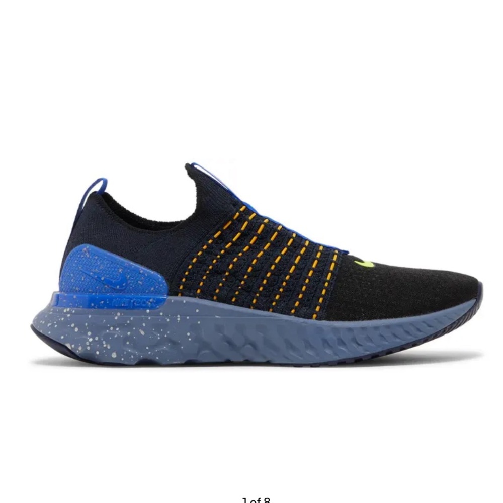 Nike React Phantom Run Flyknit 2 Sneakers Slip-On blue Mens Size 6.5 Women’s 8